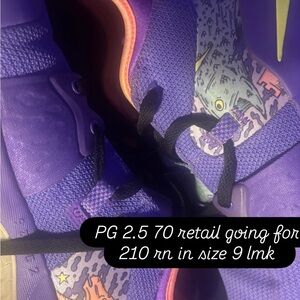 Nike Purple Athletic Shoes for Men